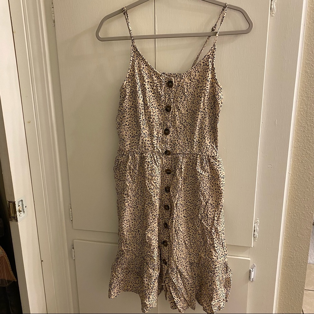 NWOT leopard print dress
